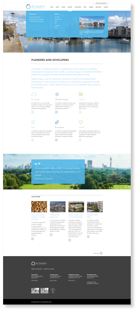 AQC Website Design