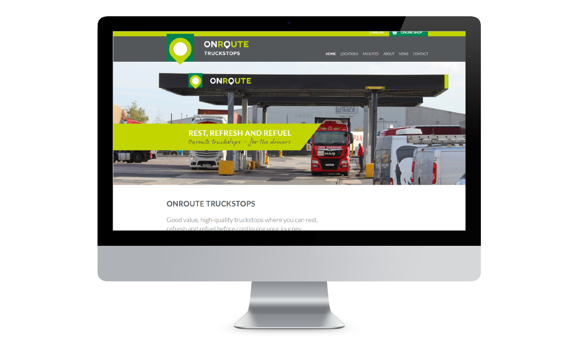 Onroute Truckstops Website