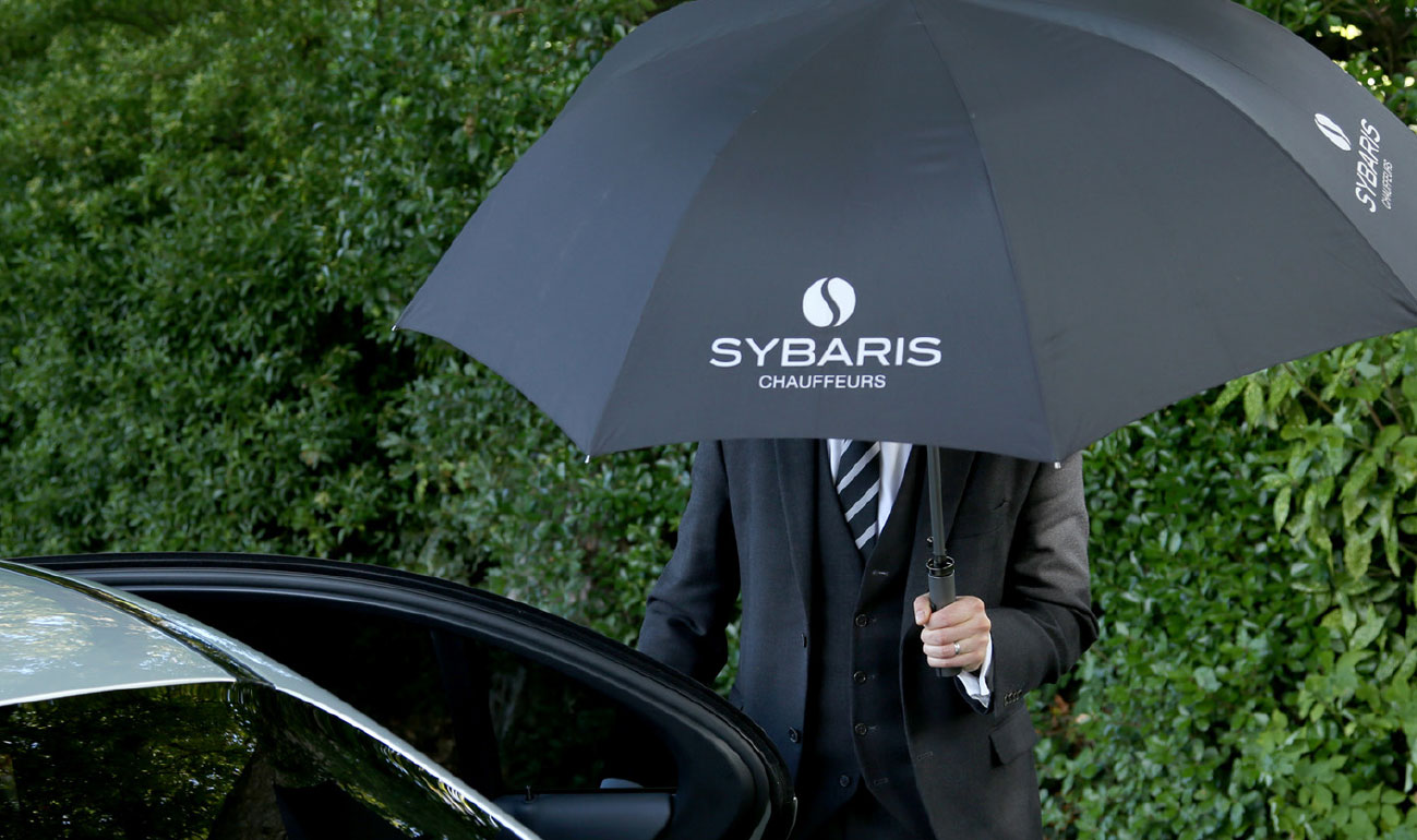 Sybaris Chauffeurs Branded Umbrella