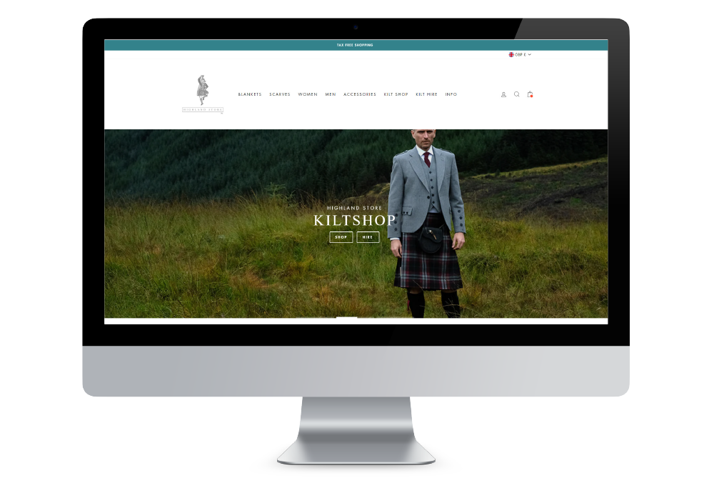 Highland Store Website