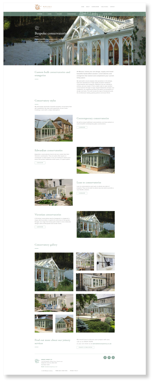 Wessex Joinery Website